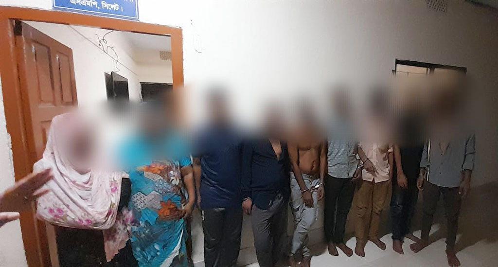 সিলেটে মাদকদ্রব্য, টাকাসহ আটক ২৫