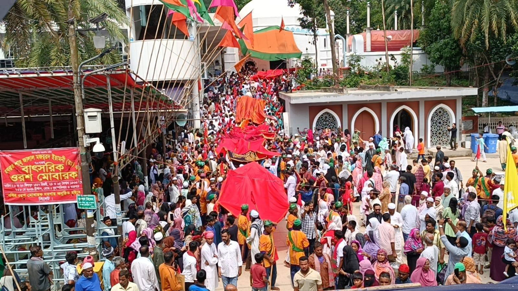 সিলেটে হজরত শাহজালাল (রহ.)-এর ৭০৭তম বার্ষিক ওরস শুরু