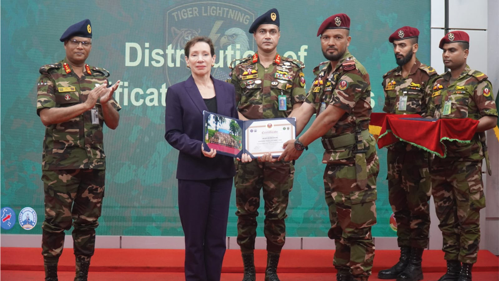 শেষ হলো বাংলাদেশ ও যুক্তরাষ্ট্র সেনাবাহিনীর ‘টাইগার লাইটনিং’ মহড়া