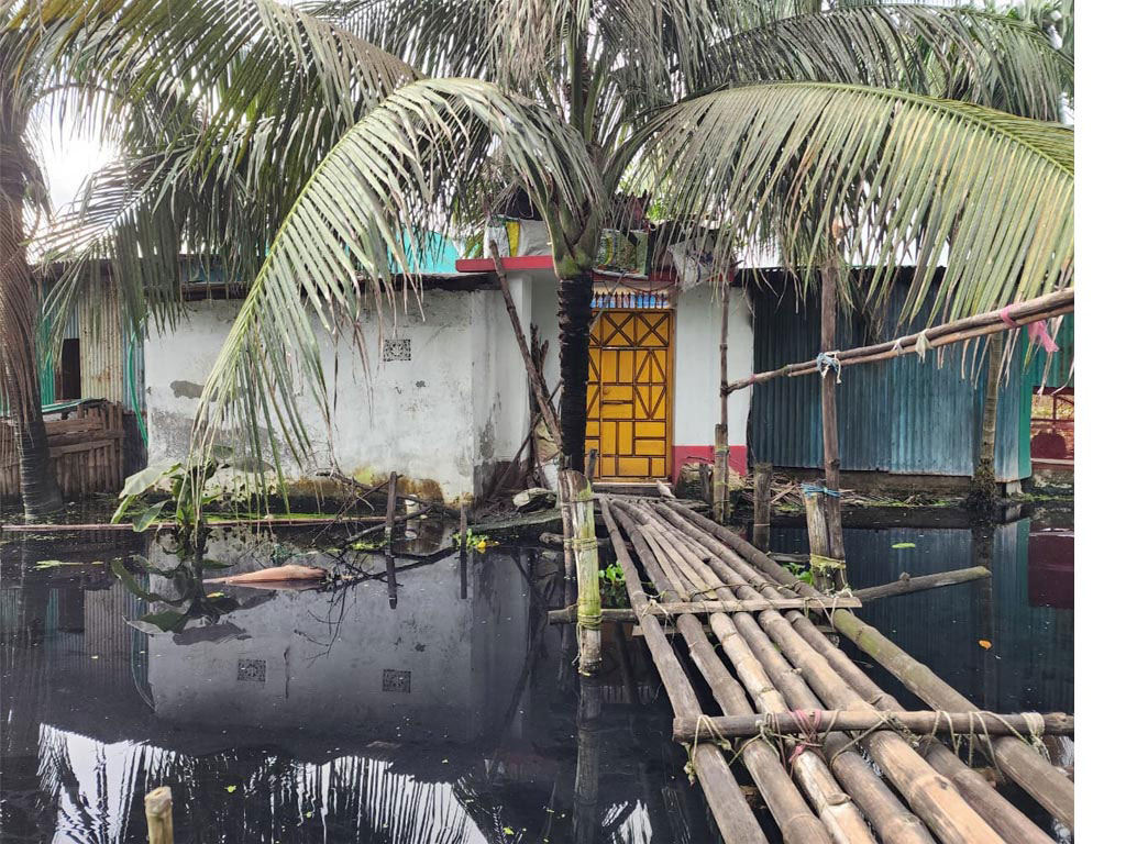 সোনারগাঁয়ে ১০ গ্রামের ৩০ হাজার মানুষ পানিবন্দী