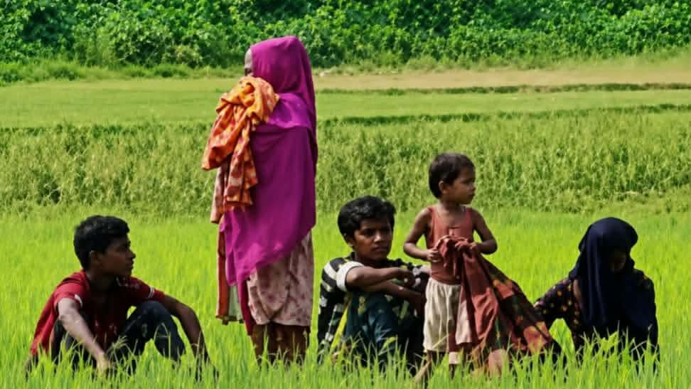 দিনভর সীমান্তের শূন্যরেখার কাছে নারী-শিশুসহ ৯ জন, রাত নামলেও নেয়নি কোনো দেশ