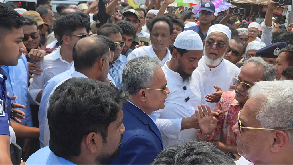 সেতুমন্ত্রীর সফরে বাউফলে বিএনপি-জামায়াত হাতাহাতি