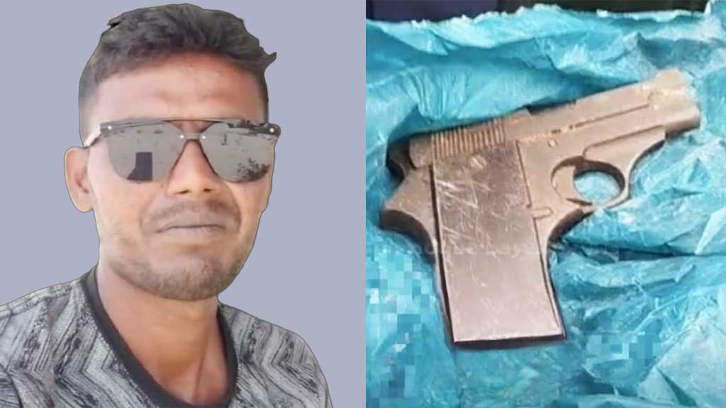সিরাজগঞ্জে পিস্তল উঁচিয়ে ট্রাকে চাঁদাবাজি, পিটুনি দিয়ে পুলিশে সোপর্দ