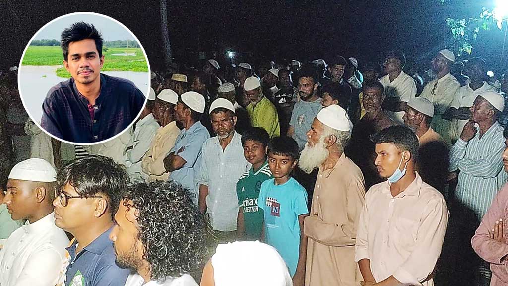 মায়ের কবরের পাশে চিরনিদ্রায় শায়িত ঢাবি ছাত্র সাম্য