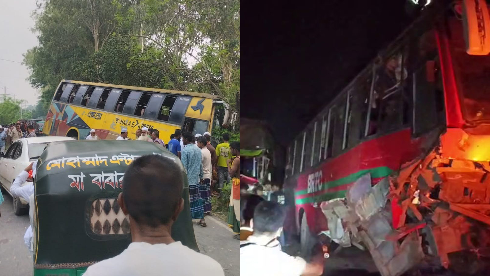 সিরাজগঞ্জ ও গোপালগঞ্জে সড়ক দুর্ঘটনায় নিহত ৫