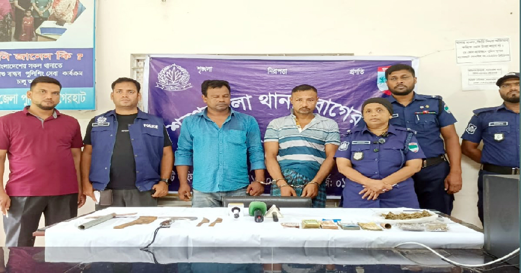 শরণখোলায় এক সপ্তাহে ১০ মাদক কারবারি গ্রেপ্তার