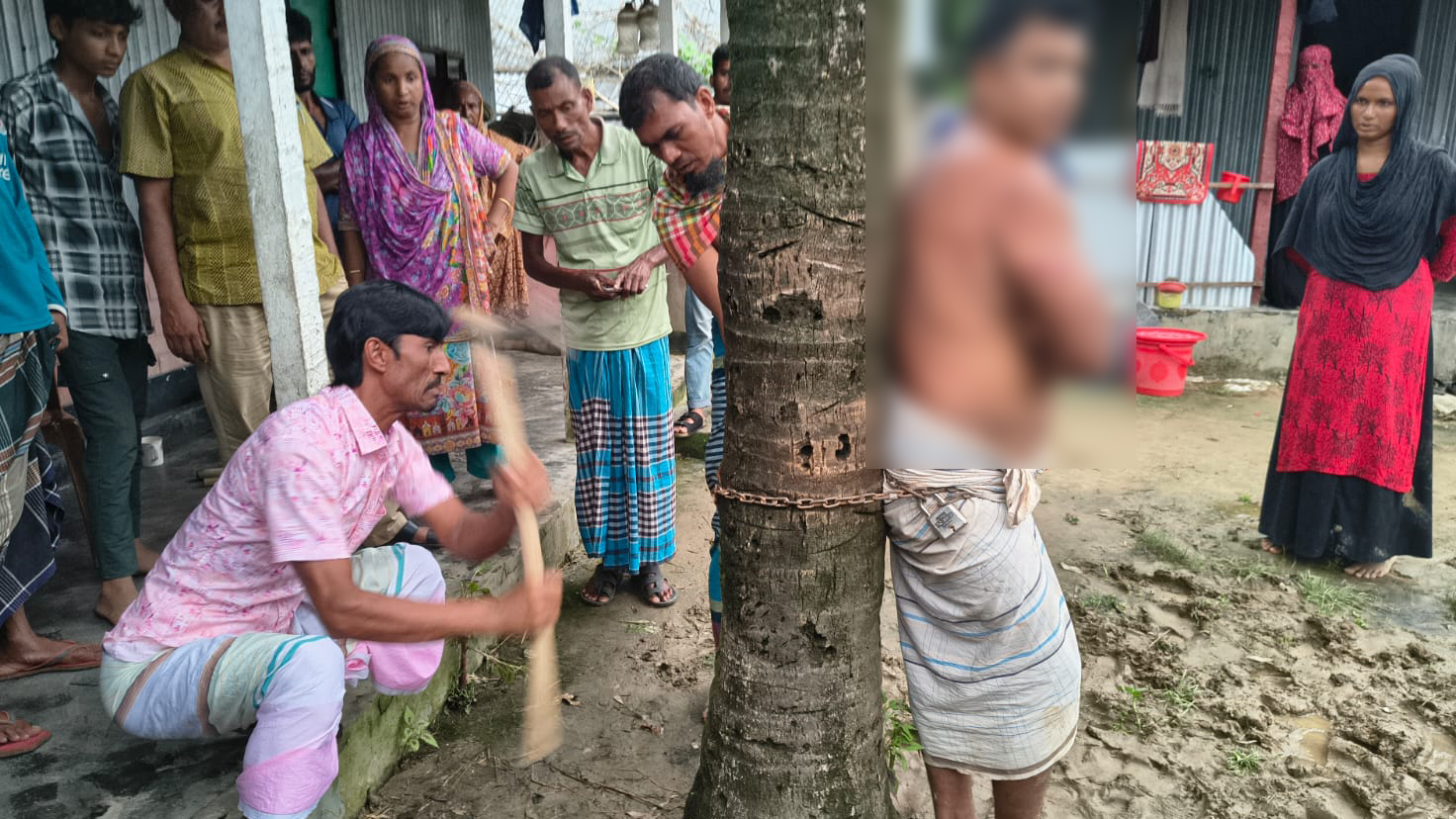 নিজের টাকা ও জমি বুঝে নিতে গিয়ে শ্বশুরবাড়িতে নির্যাতনের শিকার, শিকলে বেঁধে মারধর