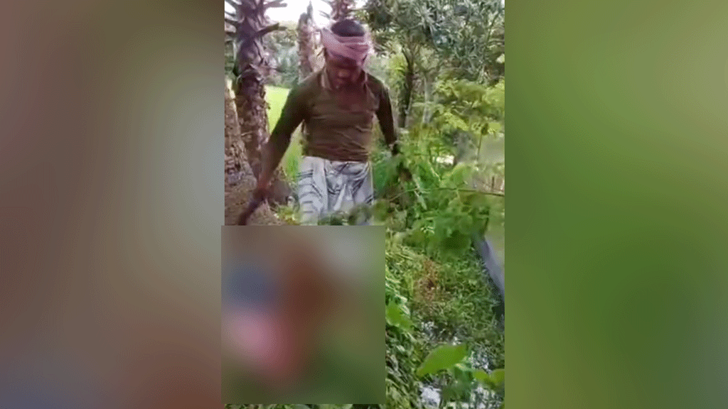 তাল পাড়ায় শিশুর বুকে-মুখে উপর্যুপরি লাথি