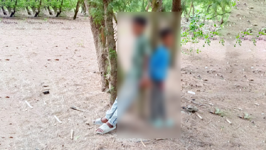 পটুয়াখালীতে চোর অপবাদে দুই শিশুকে গাছে বেঁধে নির্যাতন
