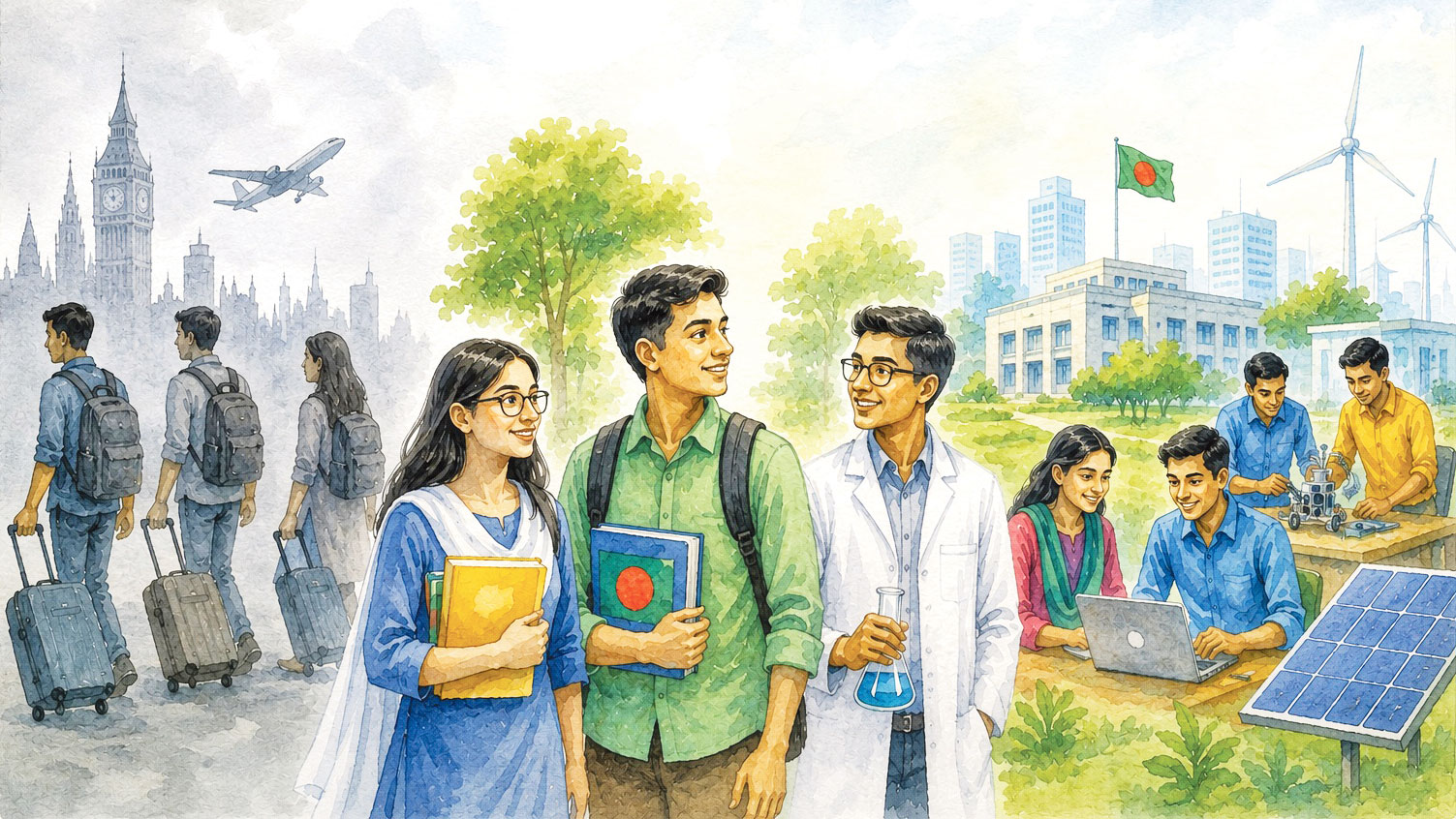 নিজেদের মেধাকে আগে কাজে লাগান
