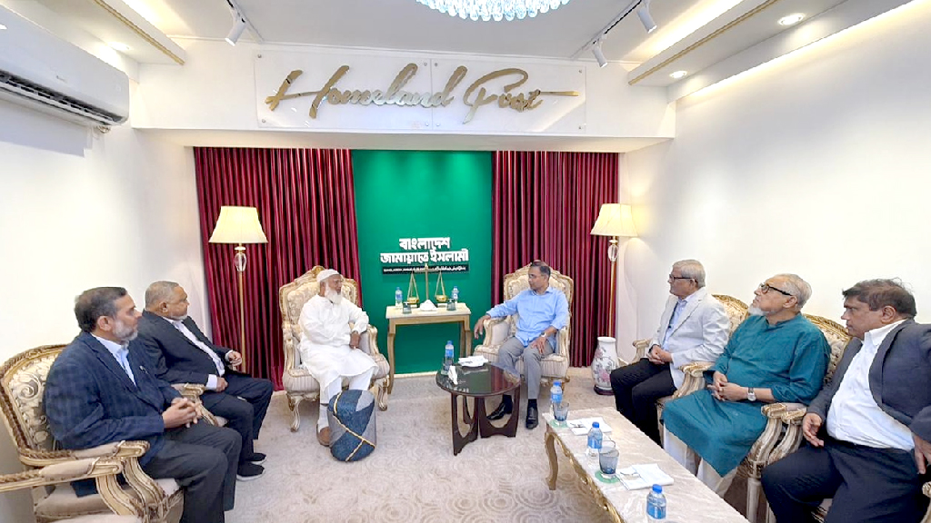 জামায়াত আমিরের বাসায় তারেক রহমান