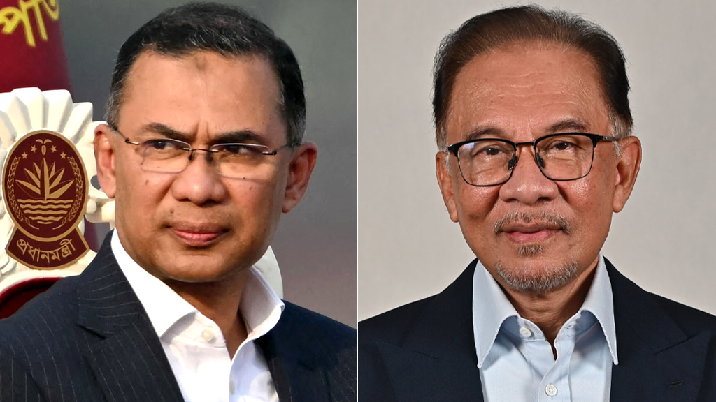 তারেক রহমানকে টেলিফোনে শুভেচ্ছা জানালেন মালয়েশিয়ার প্রধানমন্ত্রী