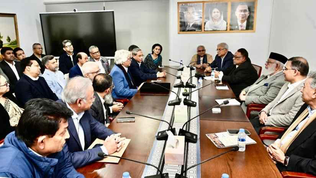 তারেক রহমানের সঙ্গে শীর্ষ ব্যবসায়ী নেতাদের বৈঠক
