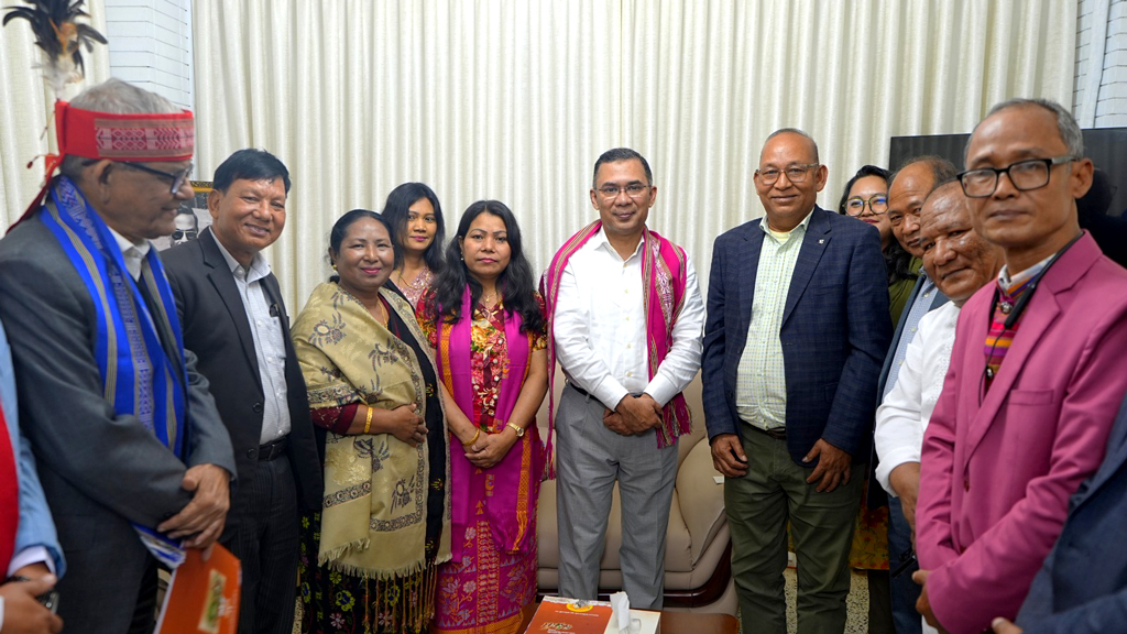 তারেক রহমানের সঙ্গে দেখা করলেন জাতীয়তাবাদী ক্ষুদ্র জাতিগোষ্ঠী দলের নেতারা