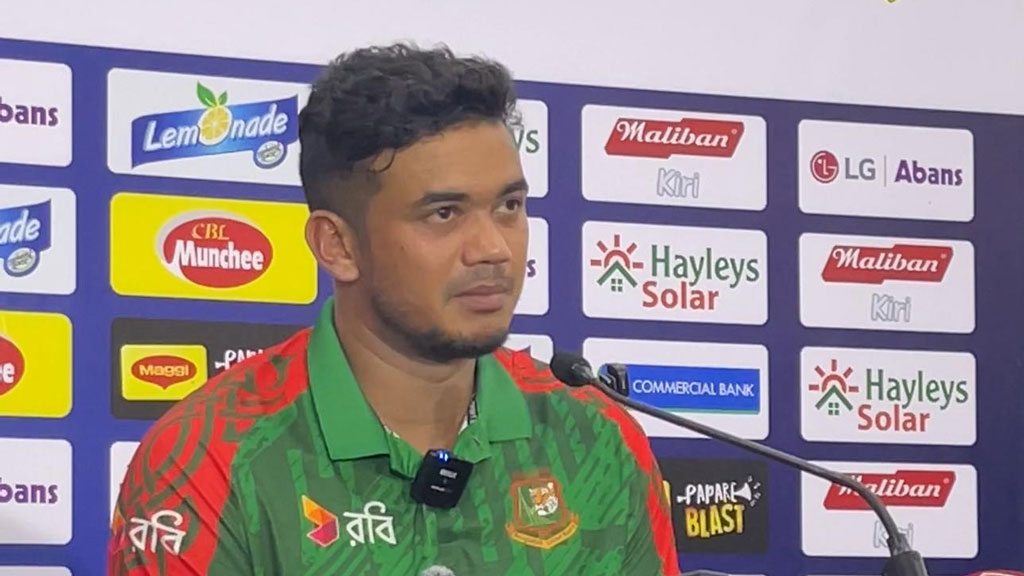 কফি খেতে গিয়ে তাসকিন দেখেন বাংলাদেশের ৫ উইকেট নেই
