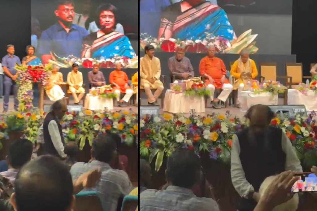 জয় গোস্বামীকে মঞ্চে ডাকলেন তসলিমা নাসরিন, নামিয়ে দিল বিজেপিকর্মীরা