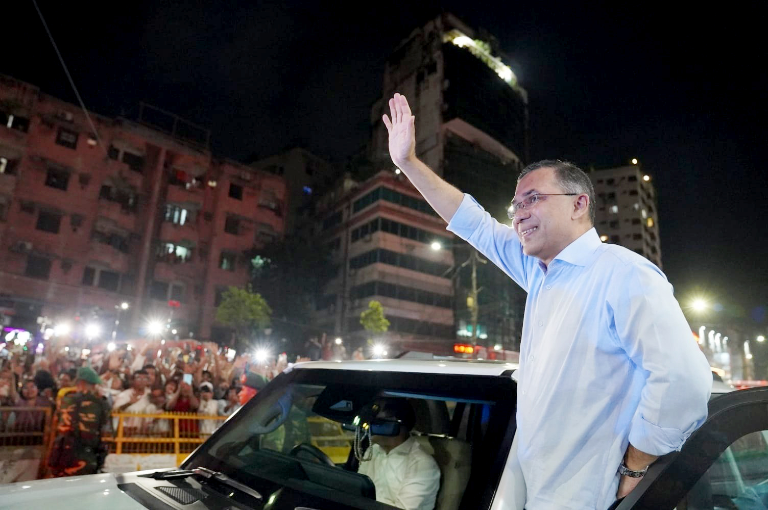 প্রধানমন্ত্রী হয়ে প্রথমবার দলের কেন্দ্রীয় কার্যালয়ে চেয়ারম্যান তারেক রহমান