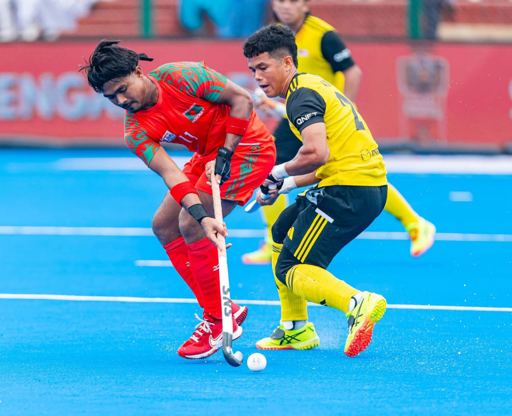 এগিয়ে গিয়েও মালয়েশিয়ার কাছে হারল বাংলাদেশ