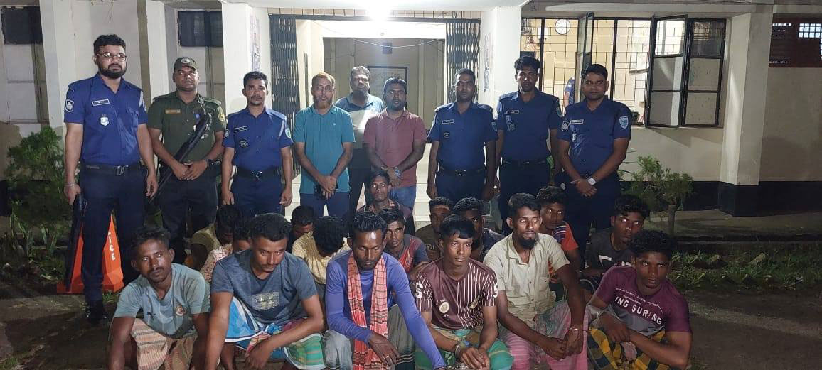 তাহিরপুরে অবৈধভাবে বালু উত্তোলনে ১৬ জনের কারাদণ্ড