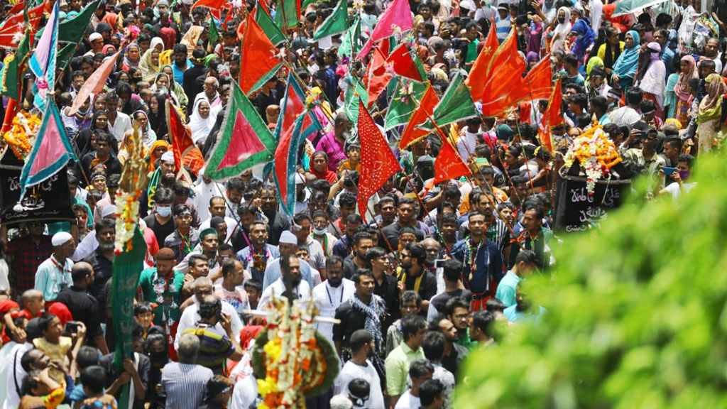 এবার তাজিয়া মিছিলে লাঠি তলোয়ার বহন নিষিদ্ধ
