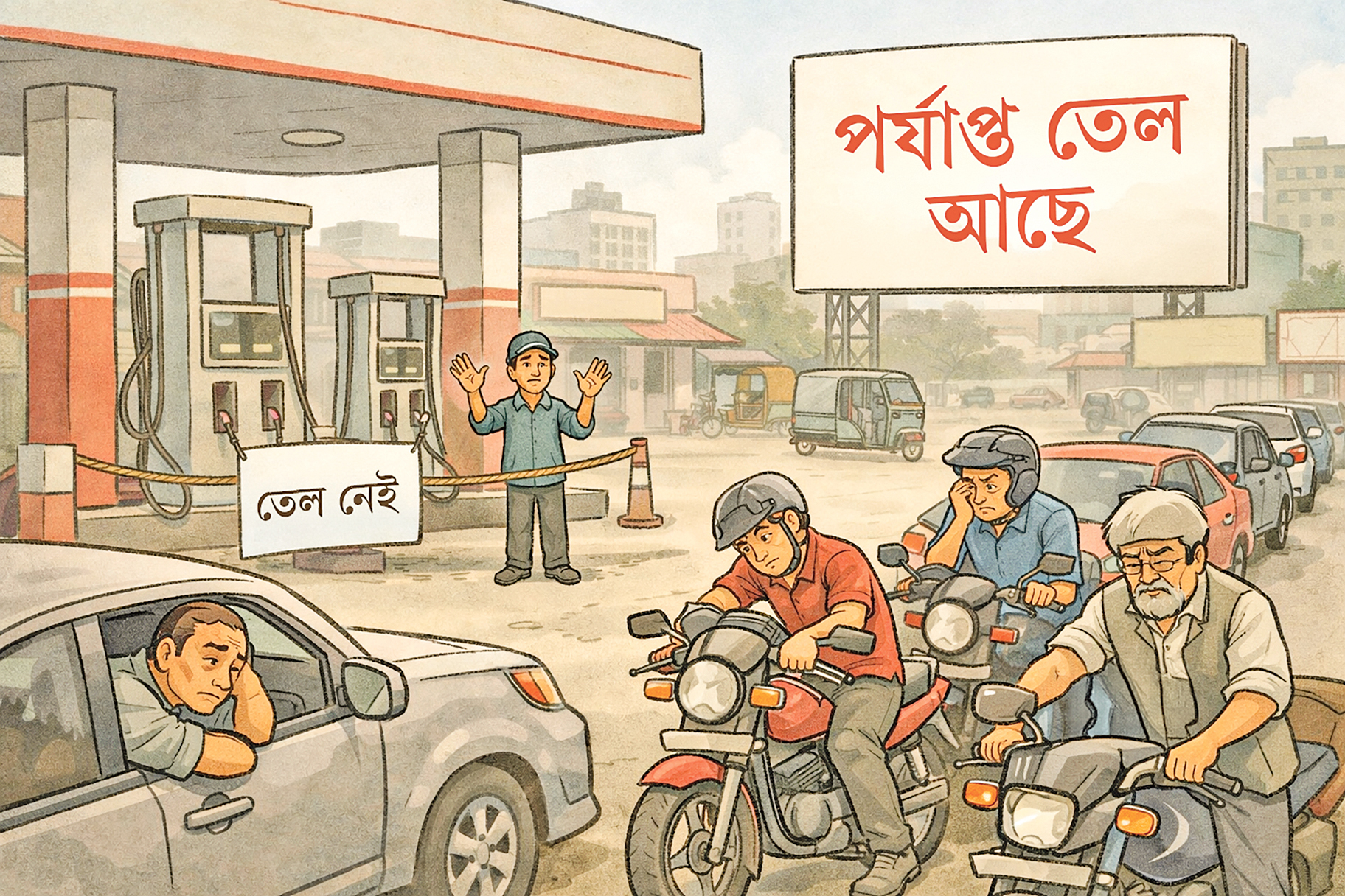 তেল নিয়ে একি তেলেসমাতি