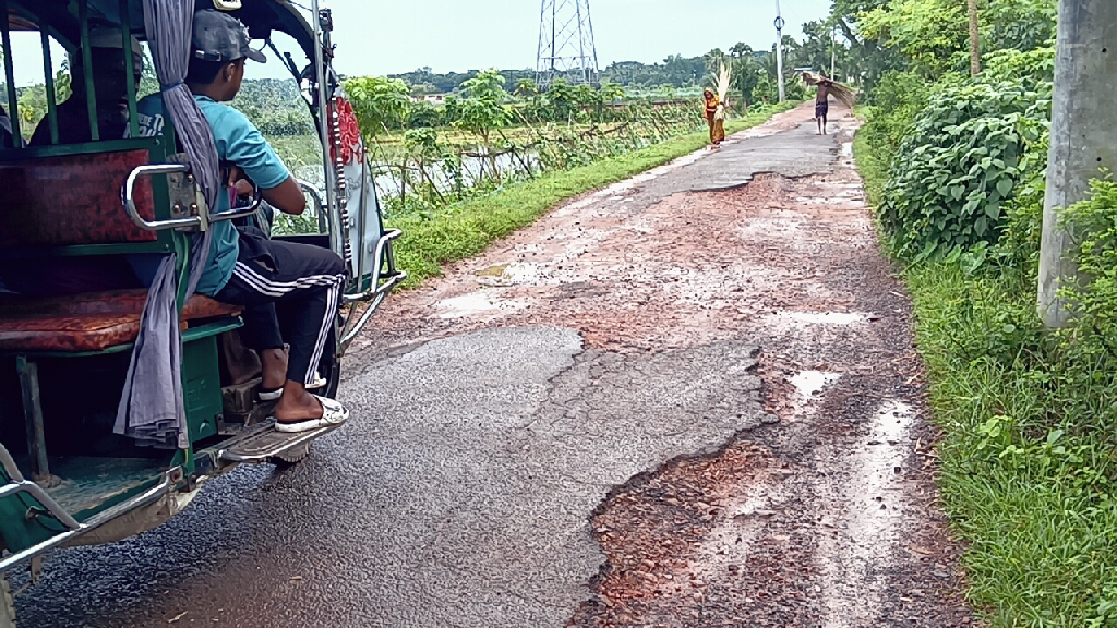 গর্ত-খানাখন্দে বেহাল তালার ২৫০ কিলোমিটার গ্রামীণ সড়ক