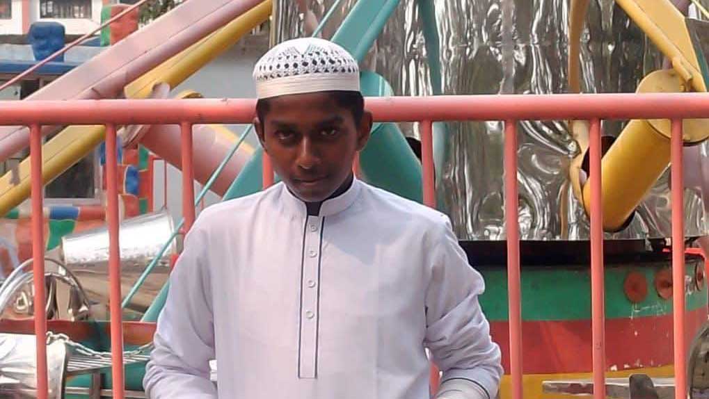 রুবেল হোসেনের বড় ভাইয়ের ছেলে তামিম হোসেন নিখোঁজ। ছবি: ফেসবুক