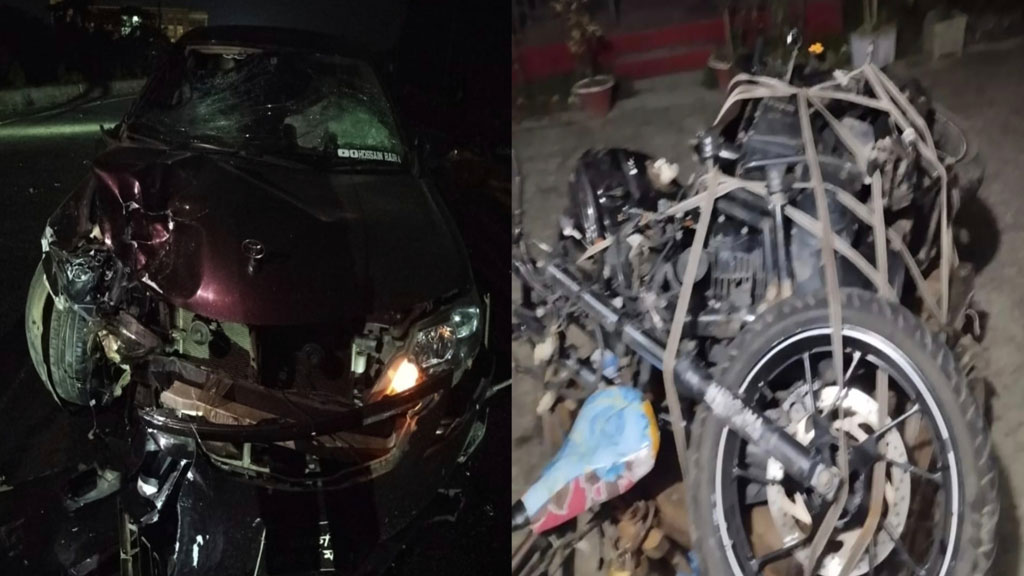 টুঙ্গিপাড়ায় প্রাইভেট কারের সঙ্গে সংঘর্ষে মোটরসাইকেল আরোহী কিশোর নিহত