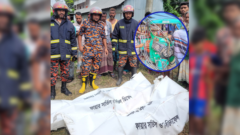 ত্রিশালে ট্রাক ও অটোরিকশার মুখোমুখি সংঘর্ষে নিহত ২, আহত ৪