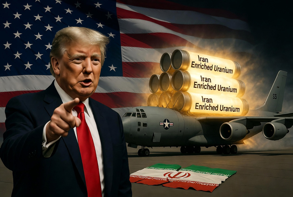 ইরানের সমৃদ্ধ ইউরেনিয়াম যুক্তরাষ্ট্রে নিয়ে আসা হবে: ট্রাম্প