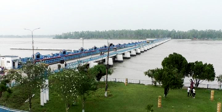 নীলফামারীর ডালিয়া পয়েন্টে তিস্তার পানি বিপৎসীমার ৭ সেন্টিমিটার ওপরে