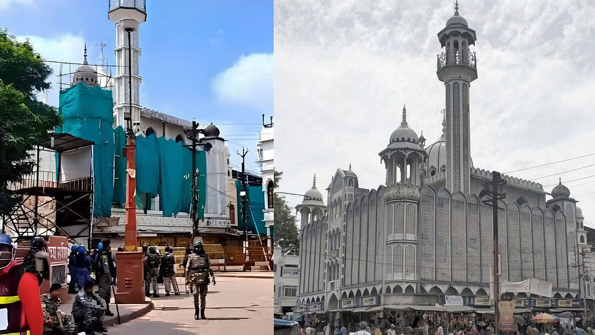 ভারতে ৬০০ বছরের পুরোনো মসজিদ ভাঙাকে কেন্দ্র করে বিক্ষোভ, লাঠিপেটা–টিয়ার নিক্ষেপ