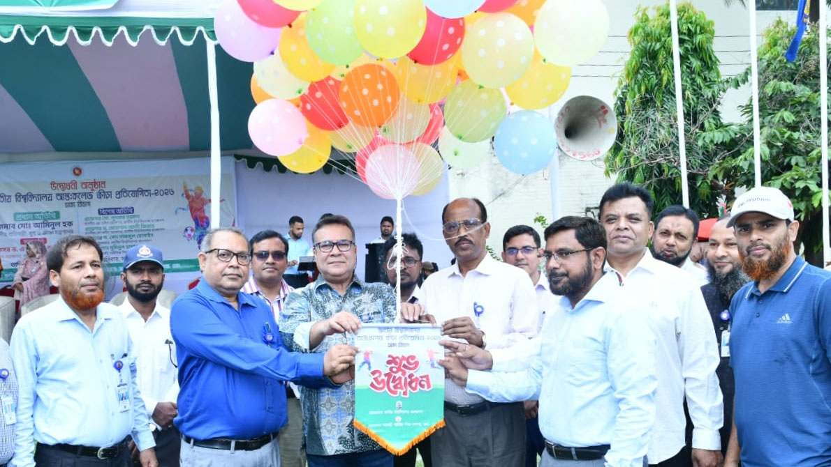 উৎসবমুখর পরিবেশে জাতীয় বিশ্ববিদ্যালয়ের বিভাগীয় পর্বের ক্রীড়া প্রতিযোগিতা শুরু