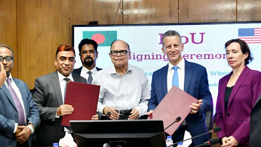 যুক্তরাষ্ট্র থেকে বছরে ৭ লাখ টন গম কিনবে বাংলাদেশ, চুক্তি স্বাক্ষর