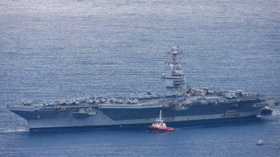 গ্রিসের ক্রিট নৌঘাঁটিতে ফিরল মার্কিন রণতরি জেরাল্ড ফোর্ড