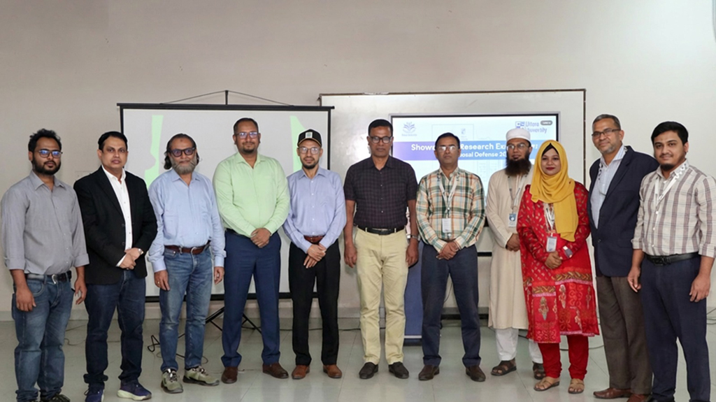 উত্তরা ইউনিভার্সিটিতে ‘সিআরটি প্রপোজাল ডিফেন্স ২০২৬’ অনুষ্ঠিত