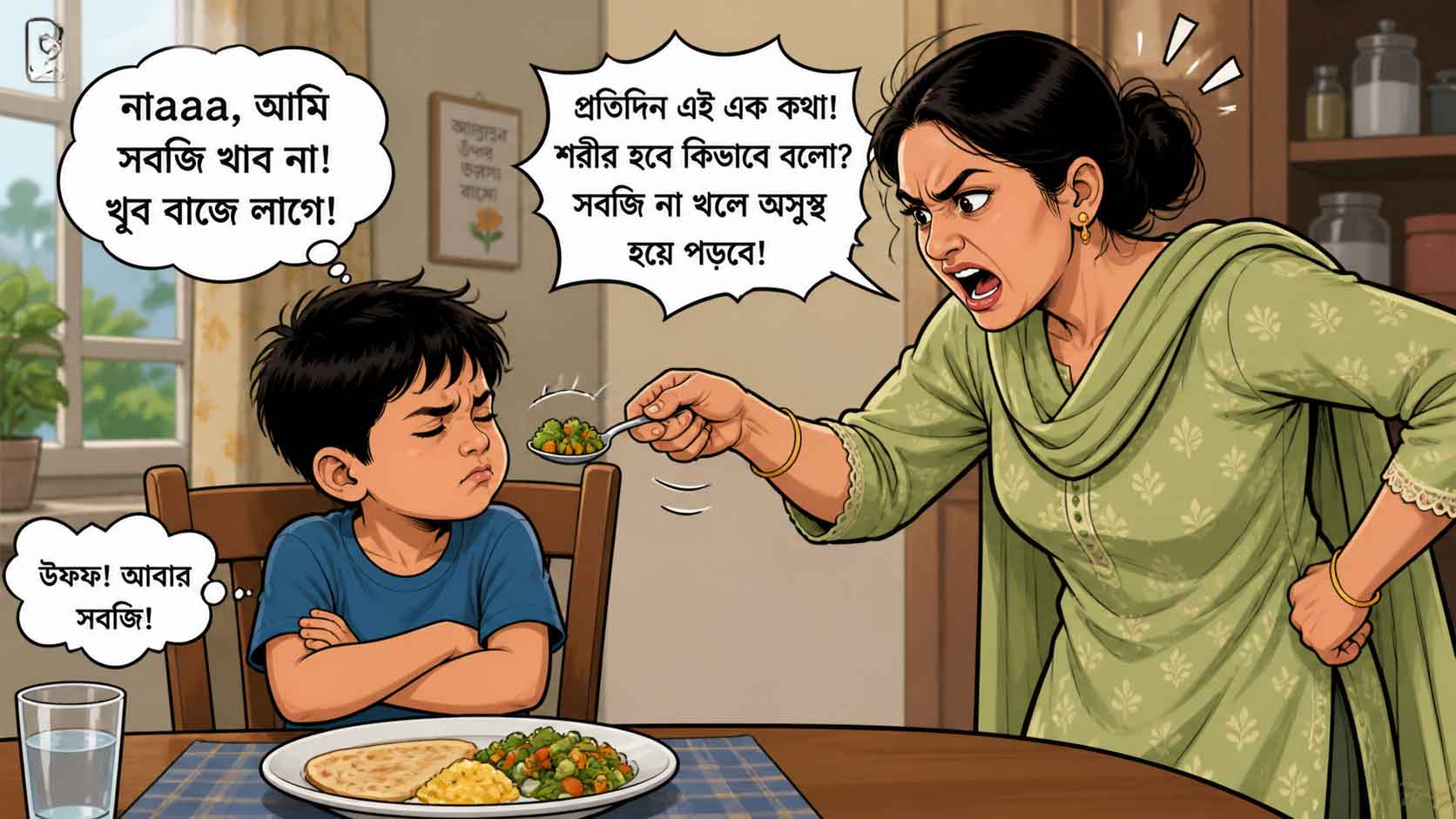 সন্তান সবজি খেতে চায় না? খাওয়ানোর উপায় জেনে নিন