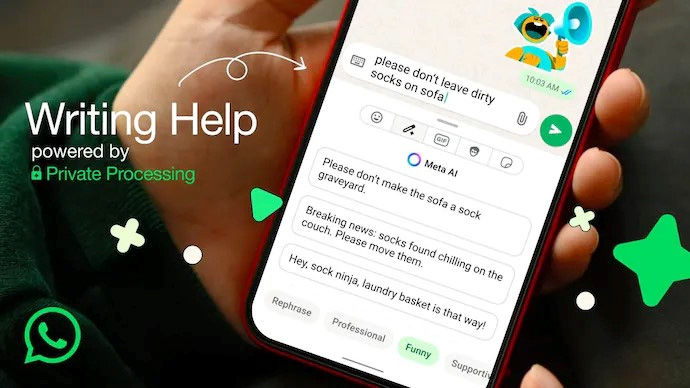 হোয়াটসঅ্যাপে বার্তা লিখে দেবে এআই
