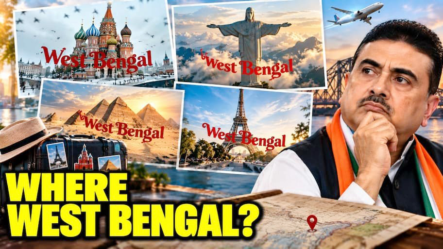 পশ্চিমবঙ্গ পর্যটন দপ্তরের প্রকাশিত ভিডিওতে নেই খোদ পশ্চিমবঙ্গ