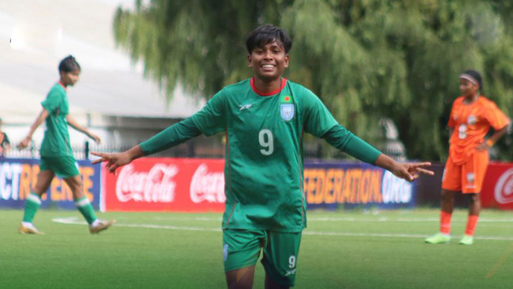 ২৯ সেকেন্ডে পূর্ণিমার গোল, ভারতের বিপক্ষে এগিয়ে বাংলাদেশ