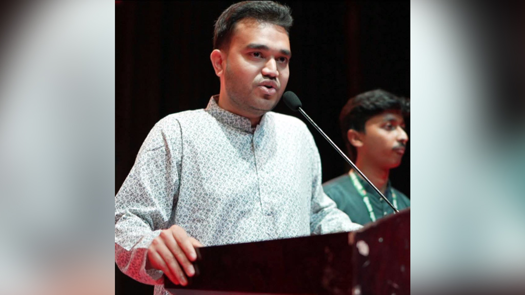 নেতাকর্মীর গায়ে হাত উঠলে থানার ইট খুলে নেওয়ার হুমকি এনসিপি নেতার