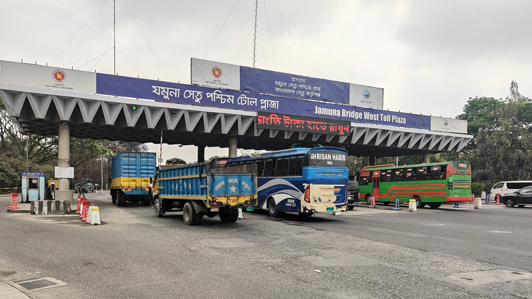 ঈদযাত্রা: যমুনা সেতুতে এক দিনে সাড়ে ৩ কোটি টাকা টোল আদায়