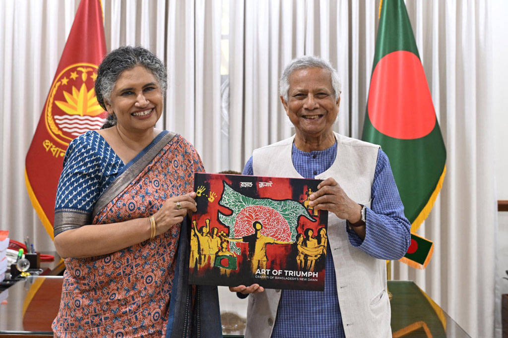 ড. ইউনূসের সঙ্গে ওএইচসিএইচআর প্রধান হুমা খানের সাক্ষাৎ
