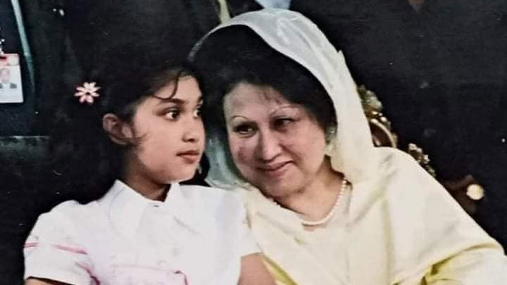 ঢাকায় স্কুলের ফুটবল টিমে গোলকিপার ছিলেন জাইমা রহমান