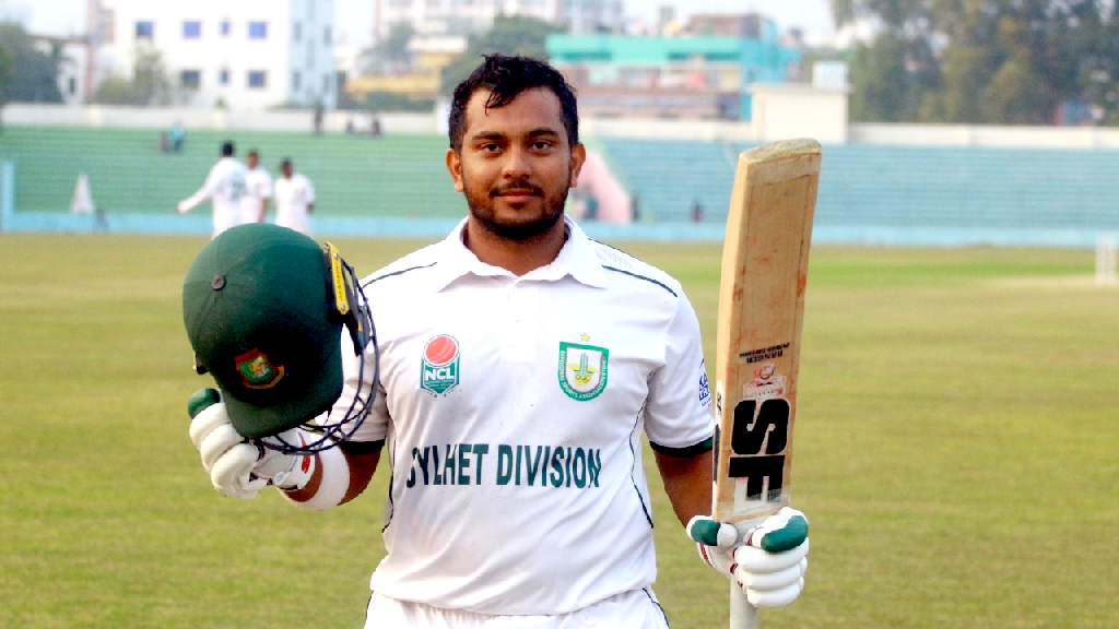 জাকিরের সেঞ্চুরিতে শিরোপার সুবাস পাচ্ছে সিলেট